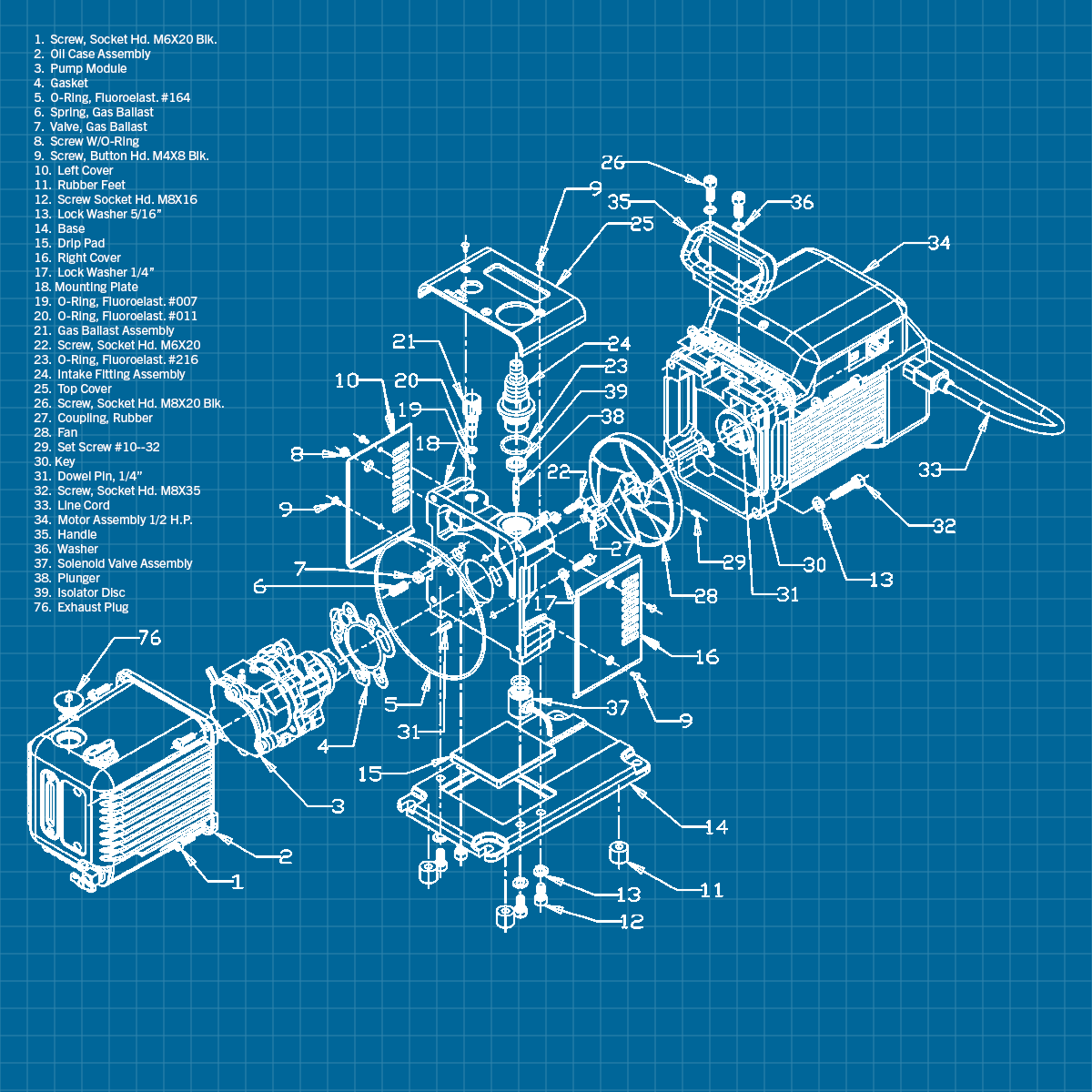 Welch DirecTorr 8907A - SERVICE