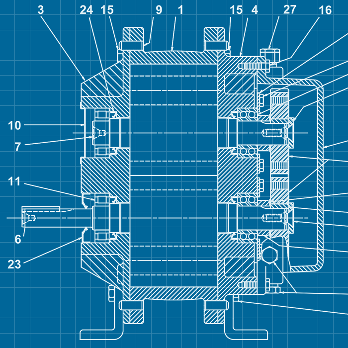 High frequency motor