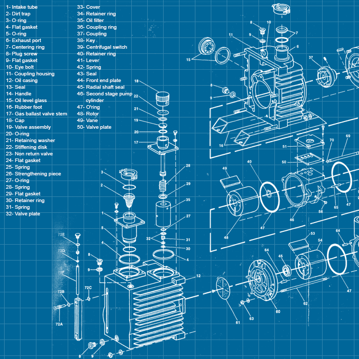 Leybold D2.5E - SERVICE