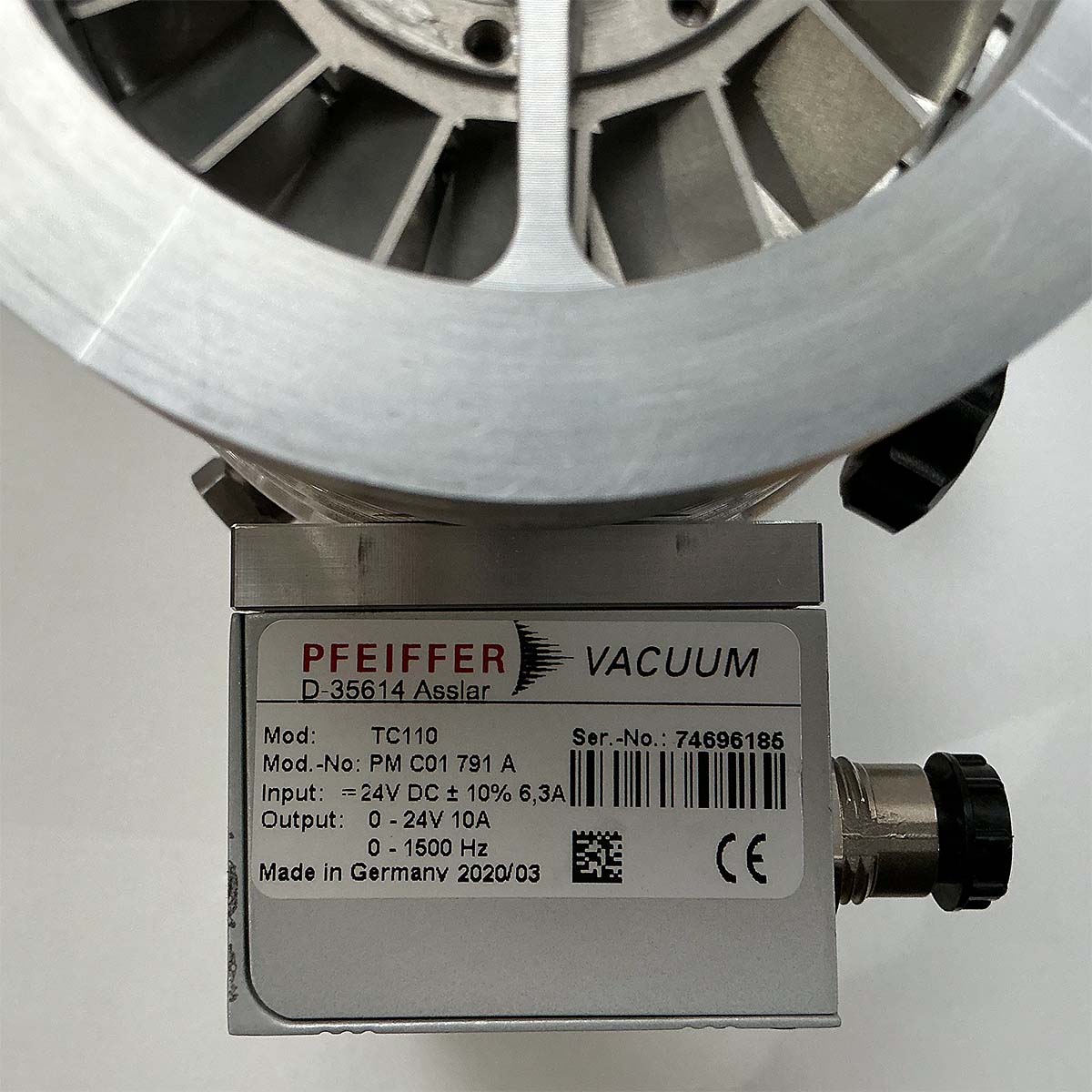 Pfeiffer Vacuum HiPace 80 PMP03940 Turbomolecular Pump - REBUILT