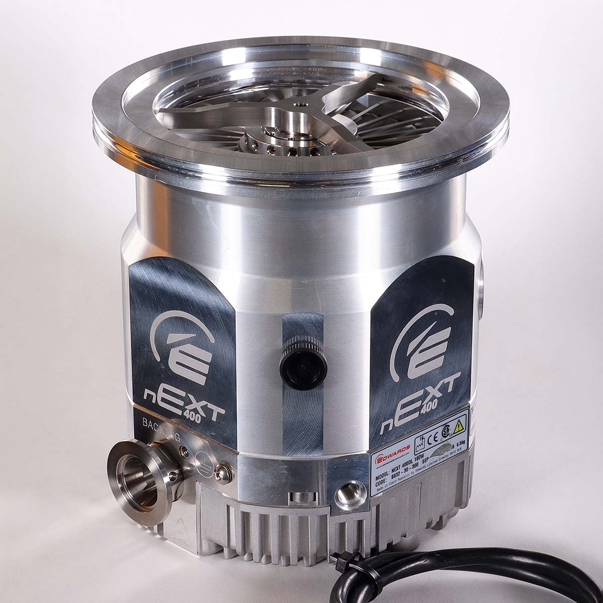 EDWARDS nEXT400D 80W ターボ分子ポンプ Edwards nEXT400D Turbomolecular Vacuum Pump - REBUILT