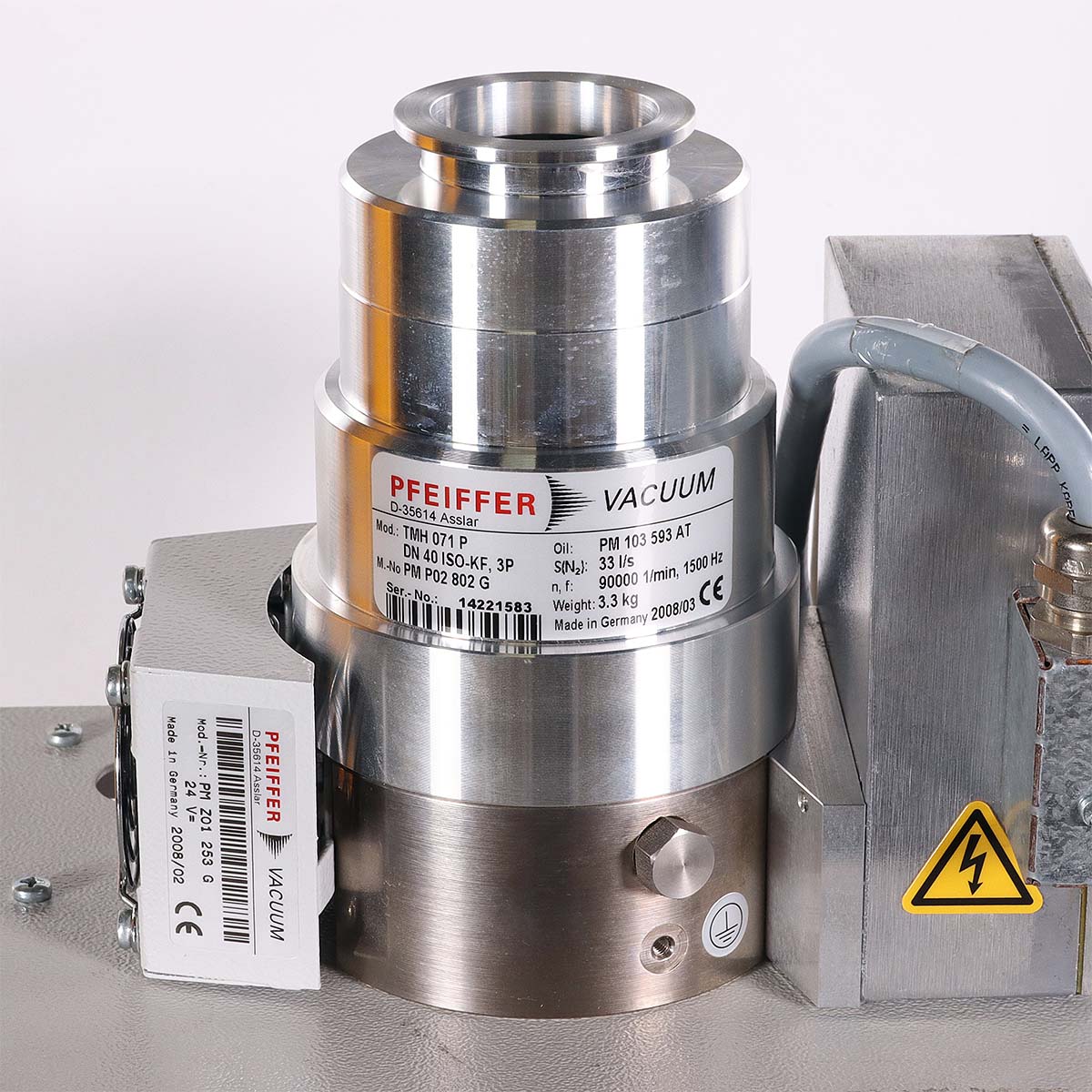 チュパボ Pfeiffer Vacuum TSH 071 Turbomolecular Pump System - REBUILT