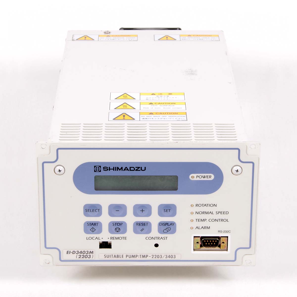 Shimadzu EI-D3403M Turbo Vacuum Pump 